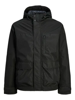 JACK & JONES Funktionsjacke Hike (1-St) schwarz / wei