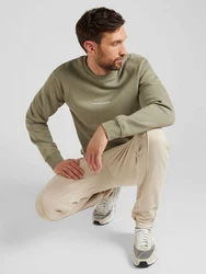 SELECTED HOMME Sweatshirt SLHHankie grau / offwhite