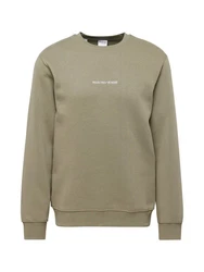 SELECTED HOMME Sweatshirt SLHHankie grau / offwhite