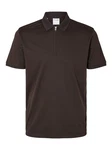 SELECTED HOMME T-Shirt Fave Dunkelbraun/Grau/Dunkelgrün/Khaki/Braun