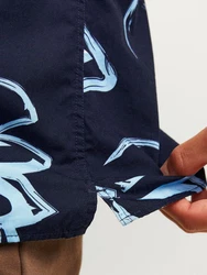 JACK & JONES Hemd 'Palma Resort' Blau