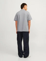 Jack & Jones T-Shirt JJRODNEY Hellblau/Blau/Grau
