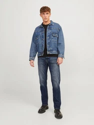 Jack & Jones Regular-fit Jeans JJIChris JJReed (1-tlg) Blau/Dunkelblau