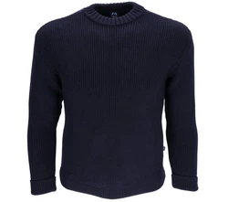 Blauer Peter Rundhalspullover Blau