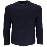Blauer Peter Rundhalspullover Blau