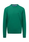 FYNCH-HATTON Strickpullover O-Neck Grün/Türkis/Dunkelgrün/Neonfarben