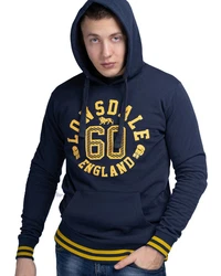 Lonsdale Kapuzensweatshirt Mamhead Dunkelblau/Blau/Gold