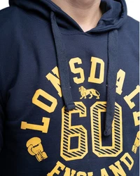 Lonsdale Kapuzensweatshirt Mamhead Dunkelblau/Blau/Gold
