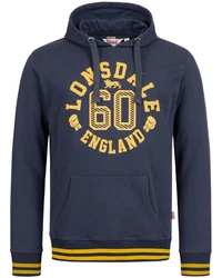 Lonsdale Kapuzensweatshirt Mamhead Dunkelblau/Blau/Gold