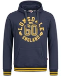 Lonsdale Kapuzensweatshirt Mamhead Dunkelblau/Blau/Gold