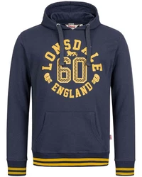 Lonsdale Kapuzensweatshirt Mamhead Dunkelblau/Blau/Gold