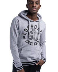 Lonsdale Kapuzensweatshirt Mamhead Grau/Hellgrau/Silber/Braun
