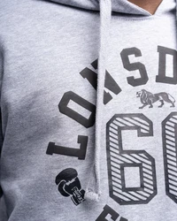 Lonsdale Kapuzensweatshirt Mamhead Grau/Hellgrau/Silber/Braun