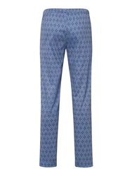 Hanro Pyjamahose Night & Day Blau/Hellblau/Grau
