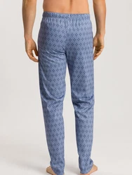 Hanro Pyjamahose Night & Day Blau/Hellblau/Grau
