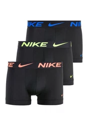 NIKE Underwear Sportunterhosen Boxer TRUNK 3PK Dunkelblau/Schwarz/Blau/Grau
