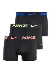 NIKE Underwear Sportunterhosen Boxer TRUNK 3PK Dunkelblau/Schwarz/Blau/Grau