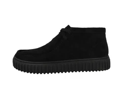 Clarks Torhill Hi Herren Sneaker schwarz