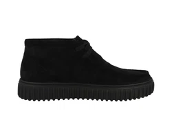 Clarks Torhill Hi Herren Sneaker schwarz