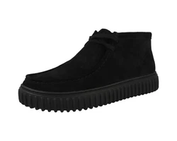 Clarks Torhill Hi Herren Sneaker schwarz