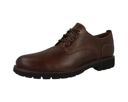 Clarks Schnürschuh Batcombe Braun/Beige/Rot/Dunkelbraun/Dunkelrot