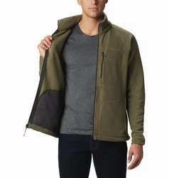 Columbia Fleecejacke Fast Trek II Full Zip Dunkelgrün/Khaki