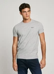 Pepe Jeans T-Shirt Rundhals graumeliert/schwarz