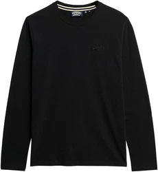 Superdry Langarmshirt Essential Logo Long Sleeve Top schwarz