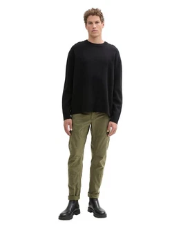 TOM TAILOR Denim Cargohose Regular Tapered