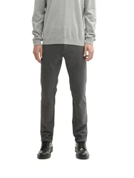 TOM TAILOR Chinohose JERSEY SLIM CHINO Travis Grau/Hellgrau