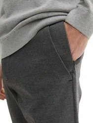 TOM TAILOR Chinohose JERSEY SLIM CHINO Travis Grau/Hellgrau