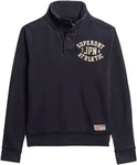 Superdry Sweatshirt Vintage Athletic Henley Jumper blau