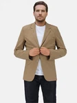 Allthemen Sakko Jackett Slim Fit Blazer Herren Khaki/Beige/Braun