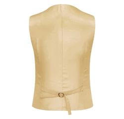Allthemen Anzug Slim Fit Herrenanzug Business Khaki/Gelb/Beige