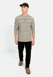 camel active Langarmshirt Henleyshirt 