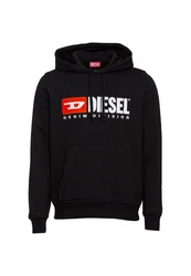 Diesel Kapuzensweatshirt S-DIVISION Rot/Schwarz
