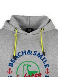 Schietwetter Kapuzenpullover Herren Hoodie Fernrohr Kalle Hellgrau/Grau/Silber/Mischfarben