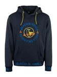 Schietwetter Kapuzenpullover Herren Hoodie Fernrohr Kalle Dunkelblau/Blau