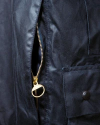 Barbour Jacke Beaufort Dunkelgrün/Schwarz/Dunkelblau