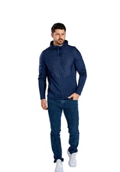 Erima Funktionsjacke Hybrid Jacke Herren Hellblau/Blau/Dunkelblau