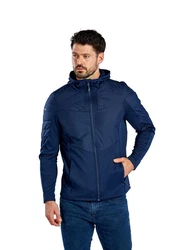 Erima Funktionsjacke Hybrid Jacke Herren Hellblau/Blau/Dunkelblau