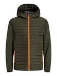 Jack & Jones PlusSize Steppjacke JJEMULTI QUILTED JACKET PS NOOS Dunkelgrün/Grün