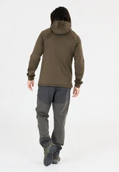 WHISTLER Fleecejacke Tracker mit Kapuze Dunkelgrün/Khaki