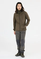 WHISTLER Fleecejacke Tracker mit Kapuze Dunkelgrün/Khaki