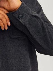 Jack & Jones Langarmhemd JJEBradley Ollie (1-tlg) schwarz