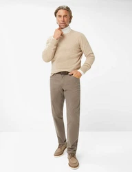 EUREX by BRAX 5-Pocket Hose Style LUKA Khaki/Beige/Dunkelbraun/Grau/Braun