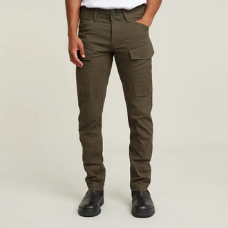 G-STAR Cargohose Rovic Cargo Regular Tapered Khaki/Dunkelgrün