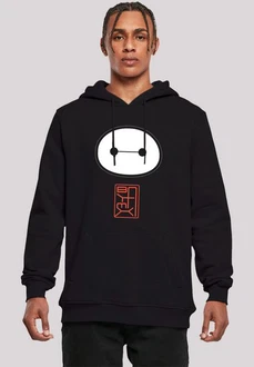 F4NT4STIC Kapuzenpullover Big Hero 6 Baymax Rot/Schwarz/Gelb F4NT4STIC Kapuzenpullover Big Hero 6 Baymax Rot/Schwarz/Gelb