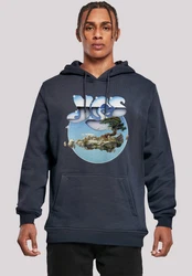 F4NT4STIC Kapuzenpullover YES Chrome Island Dunkelblau/Blau/Hellblau