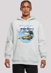 F4NT4STIC Kapuzenpullover YES Chrome Island Grau/Hellgrau/Silber